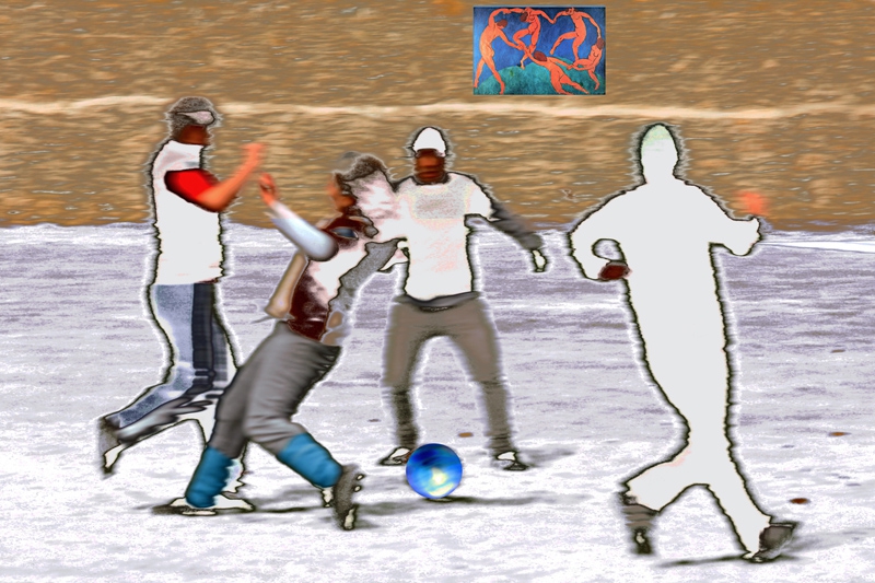 PK0869: "Der (Fußball-)Tanz" frei nach Henri Matisse (Regensburg 2013)